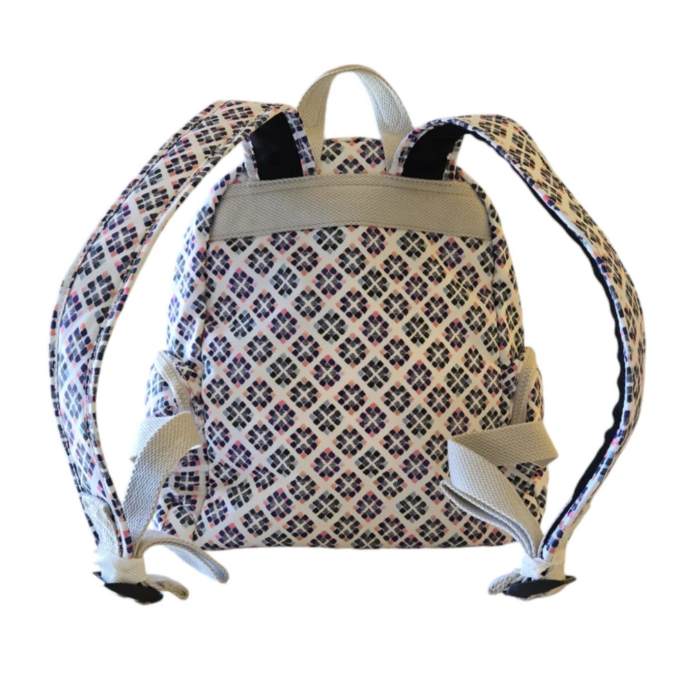 Kipling Matta Small Backpack BP4048 Matta Harmonious Tiles Nylon Travel Bag - Picture 2 of 14